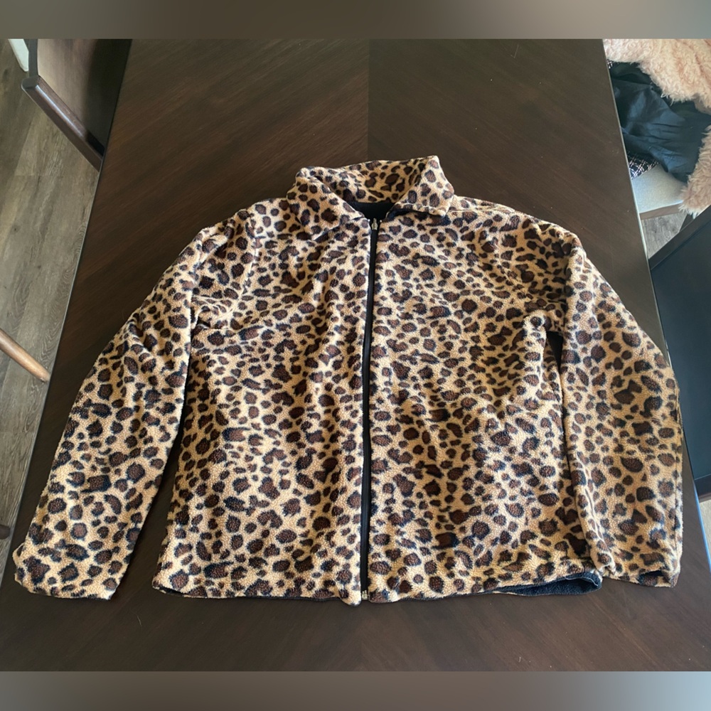 Cute cheetah coat